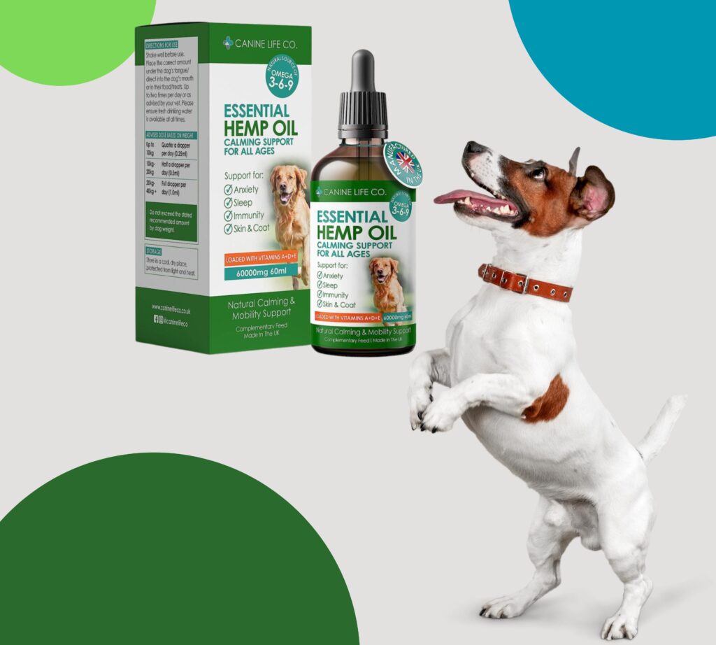 Hemp Oil For Dogs | 100% Natural Calming Dog Supplement