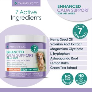 Alternative view of The Calm Duo – Dog Calming Chews & Hemp Seed Calm Oil Bundle